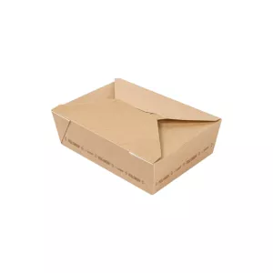 Boîte américaine kraft 19.6x14x6.2cm 1650ml